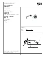 Предварительный просмотр 25 страницы VIGO VG04013 Manual