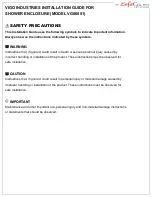 Preview for 1 page of VIGO VG06051 Installation Manual