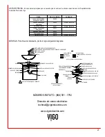 Preview for 35 page of VIGO VG07050 Manual