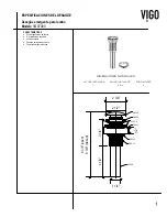 Предварительный просмотр 19 страницы VIGO VG07084 Manual