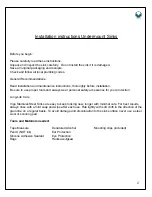 Preview for 2 page of VIGO VGR2320CK1 Installation Instructions Manual