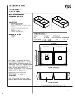 Предварительный просмотр 11 страницы VIGO VGRA3318BLSL Manual