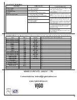 Предварительный просмотр 42 страницы VIGO VGRA3318FL Manual