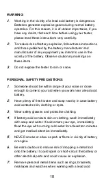 Preview for 18 page of Vigor Equipment V1922 Operating Instructions Manual