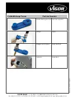 Preview for 4 page of Vigor Equipment V2510 Operating Instructions