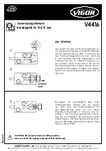 Preview for 1 page of Vigor Equipment V4416 Application Note