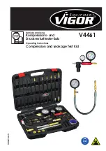 Предварительный просмотр 1 страницы Vigor Equipment V4461 Operating Instructions Manual