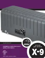 Preview for 1 page of Viking Access Systems Vehicular Gate Opener UL 325 Installation Instructions Manual