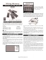 Viking Components Portege 650CT Installation Manual preview