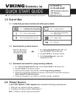 Viking Electronics K-1705-IP Quick Start Manual preview