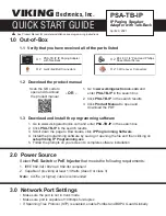 Preview for 1 page of Viking Electronics PSA-TB-IP Quick Start Manual