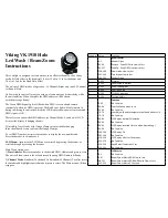 Preview for 1 page of Viking Lighting VK1910 Halo Instructions