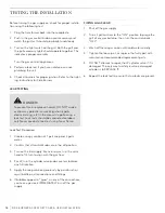 Preview for 14 page of Viking Professional DOUBLE SIDE BURNER Series Care & Use/Installation Manual