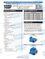 Viking pump 4197 Series Technical & Service Manual preview