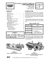 Viking pump 823 Technical & Service Manual preview