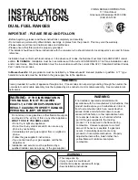 Viking Range 30" W. Models Installation Instructions Manual preview