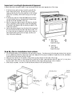 Предварительный просмотр 4 страницы Viking Range 30" W. Models Installation Instructions Manual