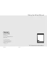 Предварительный просмотр 1 страницы Viking Range 301 Series Use & Care Manual