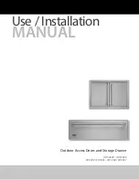 Viking Range AD52820 Use And Installation  Manual предпросмотр