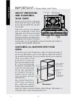 Предварительный просмотр 10 страницы Viking Range CVCSO210SS Use & Care Manual