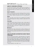 Предварительный просмотр 13 страницы Viking Range CVCSO210SS Use & Care Manual
