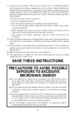 Preview for 5 page of Viking Range CVMOR205 Use & Care Manual