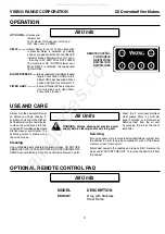 Preview for 11 page of Viking Range RDIPR101R Manual