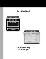 Viking Range Tuscany TVDR4806B Use And Care Manual предпросмотр