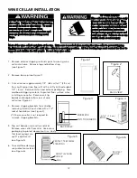 Preview for 12 page of Viking Range vcwb300 Installation Instructions Manual