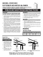 Предварительный просмотр 1 страницы Viking Range VDVE1200 Instructions Manual