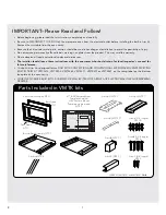 Preview for 2 page of Viking Range VMTK272 Installation Manual