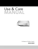 Viking Range VWH3010 Use & Care Manual preview