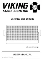 Preview for 1 page of Viking Stage Lighting VK ST8be LED STROBE User Manual