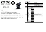 Preview for 1 page of Viking Stage Lighting VK301 Vivid Instructions