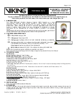 Viking 10142 Technical Data Manual preview