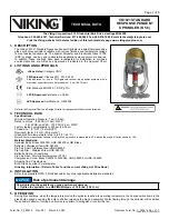 Предварительный просмотр 1 страницы Viking 23868 Technical Data Manual