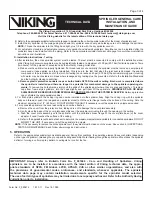 Предварительный просмотр 16 страницы Viking 23872 Technical Data Manual