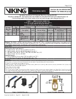 Preview for 2 page of Viking 23874 Technical Data Manual