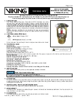 Viking 23907 Technical Data Manual preview