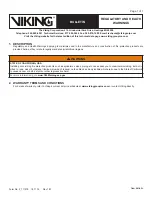 Preview for 16 page of Viking 23907 Technical Data Manual