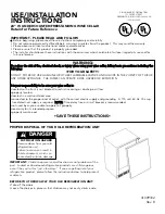 Preview for 1 page of Viking 24" Use & Installation Instructions Manual