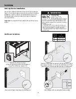 Preview for 18 page of Viking 36" W. - 91 cm Wide Installation Manual