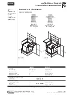 Предварительный просмотр 2 страницы Viking BQC030T3 Specification Sheet