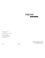 Preview for 1 page of Viking built-in bottom mount refrigerator-freezer Use And Care Manual