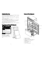 Preview for 3 page of Viking built-in bottom mount refrigerator-freezer Use And Care Manual