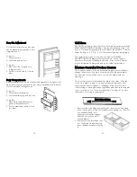 Предварительный просмотр 7 страницы Viking built-in bottom mount refrigerator-freezer Use And Care Manual