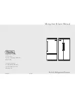 Viking Built-In Refrigerator/Freezer Use & Care Manual preview