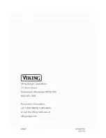 Preview for 25 page of Viking DCSO Use & Care Manual