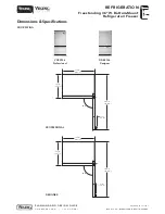 Предварительный просмотр 3 страницы Viking DDBF036* Specifications