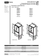 Preview for 2 page of Viking DDFF036 Series Specifications